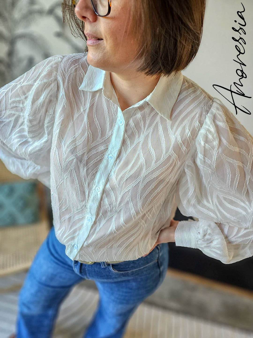 Chemisier transparent sale