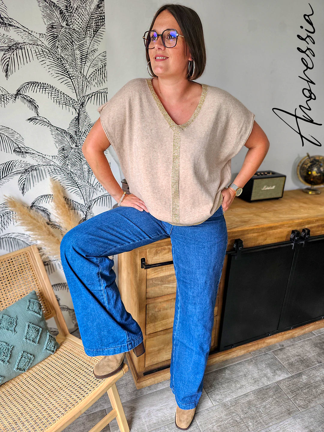 Pull Eloise Champagne