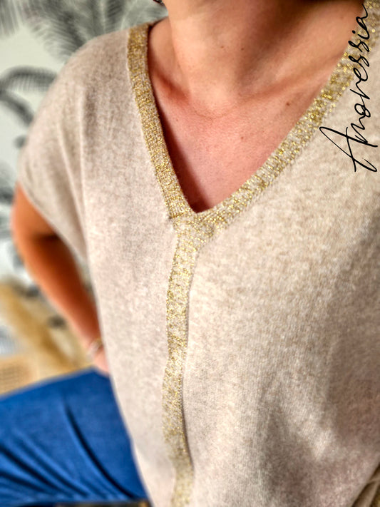 Pull Eloise Champagne