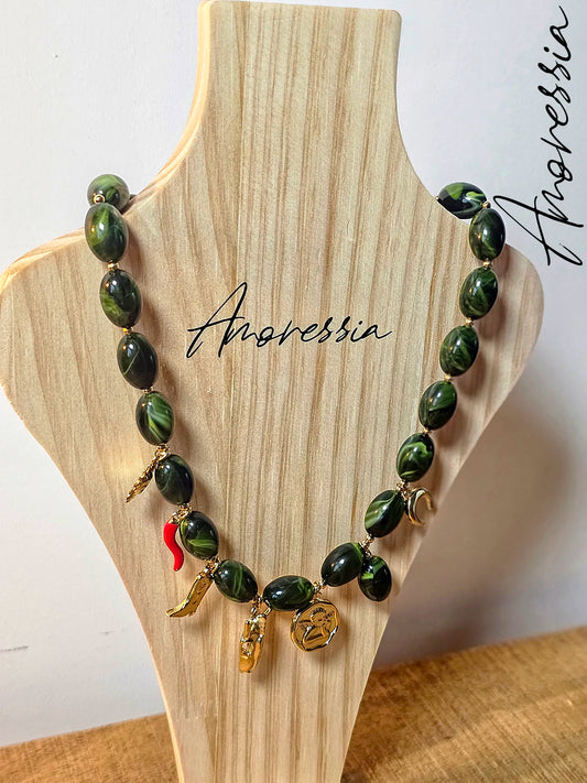 Collier charms cowboy