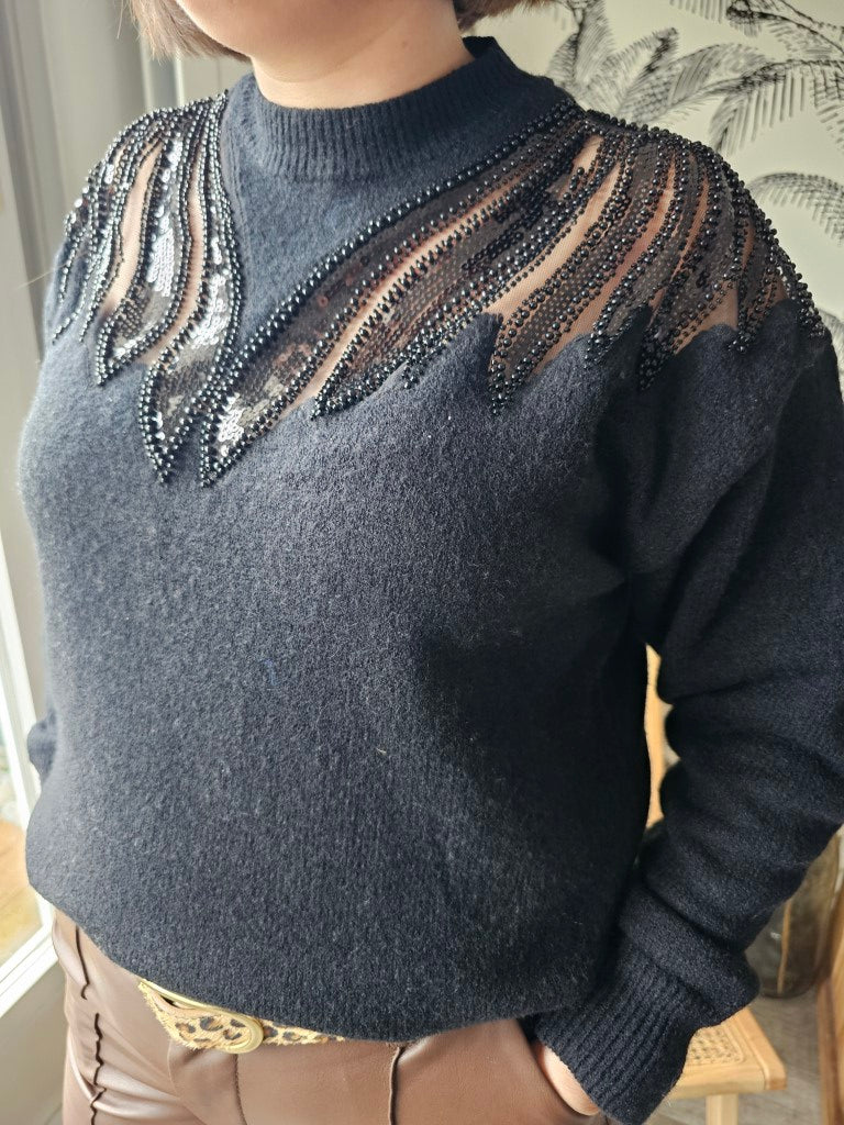 Pull Joy — Pull Doux Femme photo portée