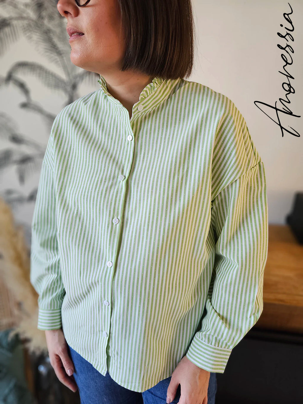 Chemise Prisca — Chemise Élégante Manches Longues Femme modèle 2 autre vue