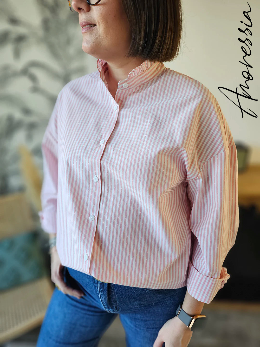Chemise Prisca — Chemise Élégante Manches Longues Femme
