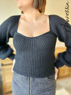 Pull romy — Pull Doux Femme photo portée
