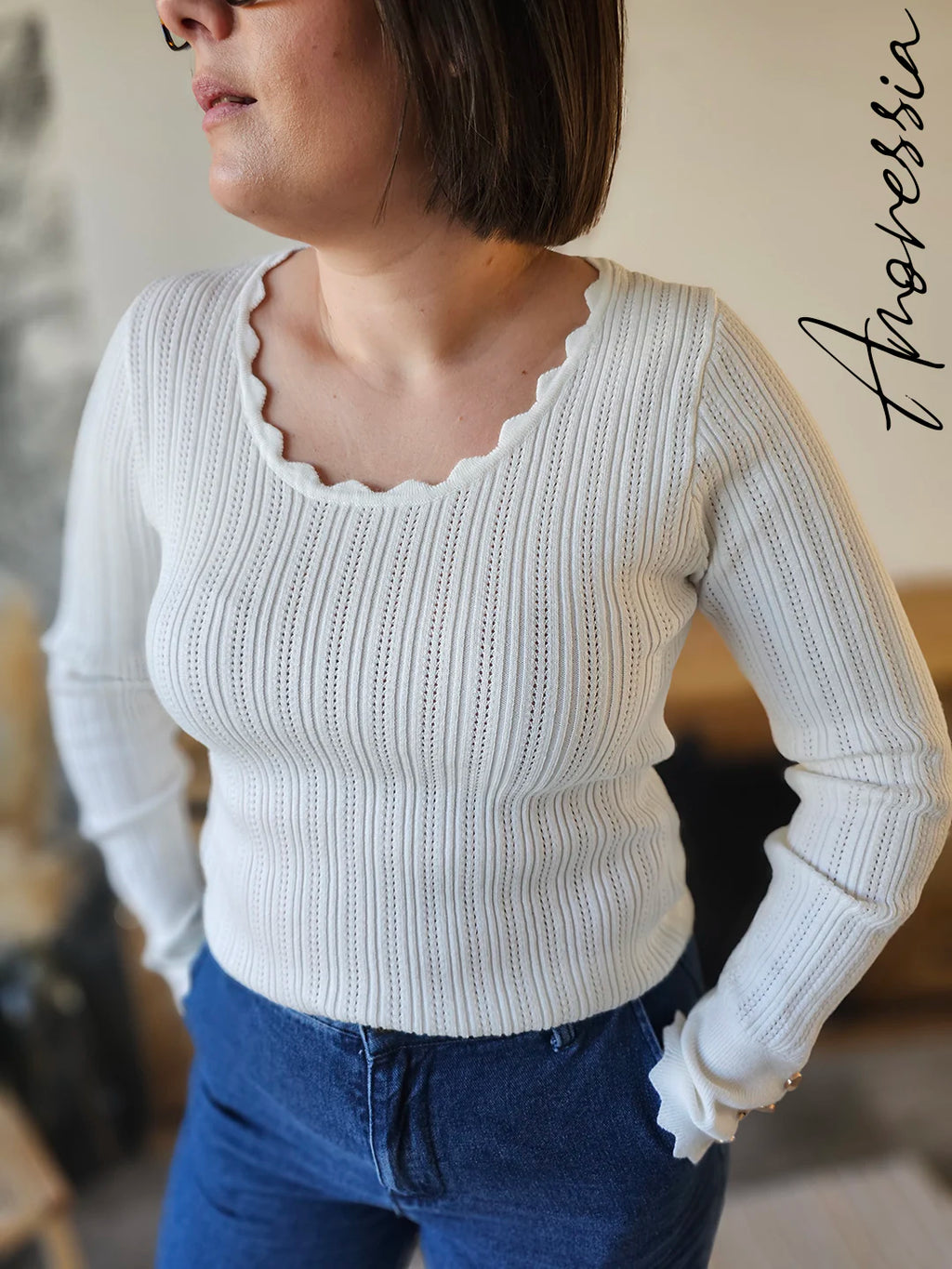 Pull Léa — Pull Maille Femme