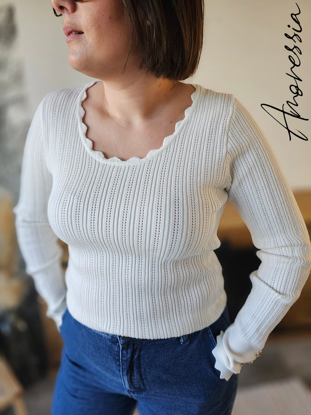 Pull Léa — Pull Maille Femme