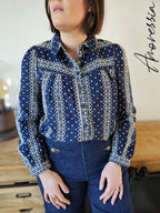 Chemise Mila — Chemise Fleurie Légère Femme