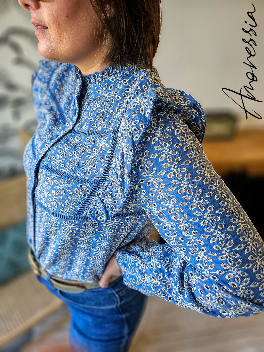 Chemise Zoé — Chemise Légère Fluide Femme vue détail