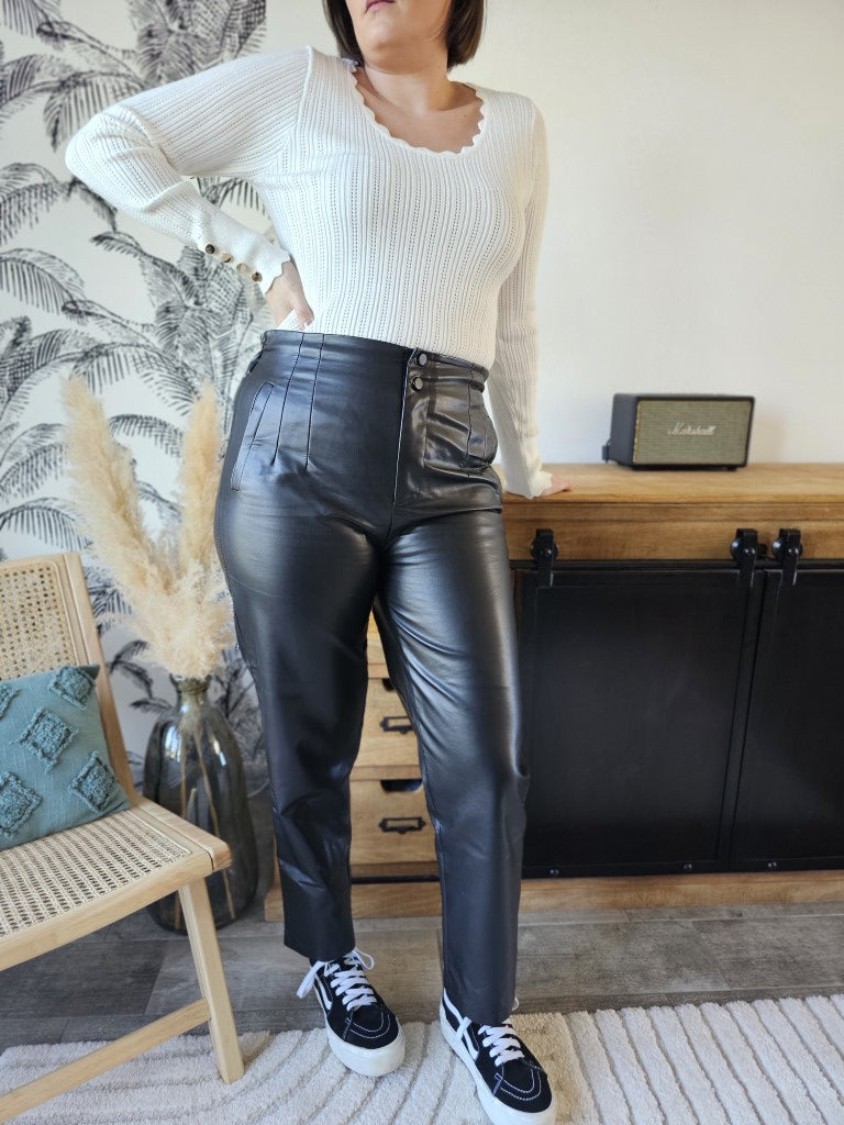 Pull Léa — Pull Maille Femme vue dos
