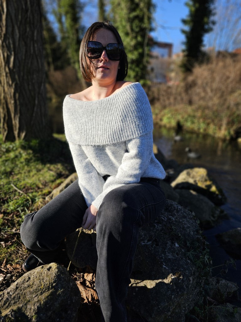 Pull Oscar — Pull Léger Femme vue dos