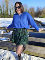 Gilet Blue — Gilet Bleu Femme Hiver autre vue