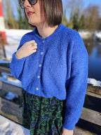 Gilet Blue — Gilet Bleu Femme Hiver