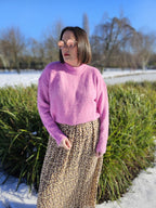 Pull Rosa — Pull Rose Femme vue détail