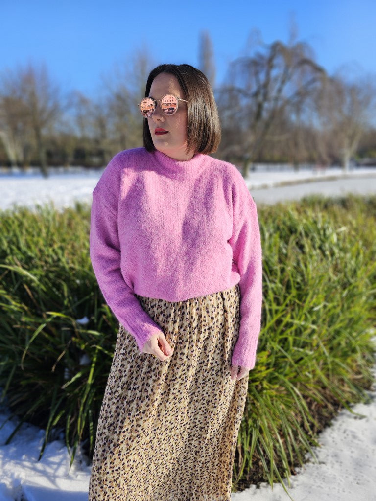 Pull Rosa — Pull Rose Femme vue détail
