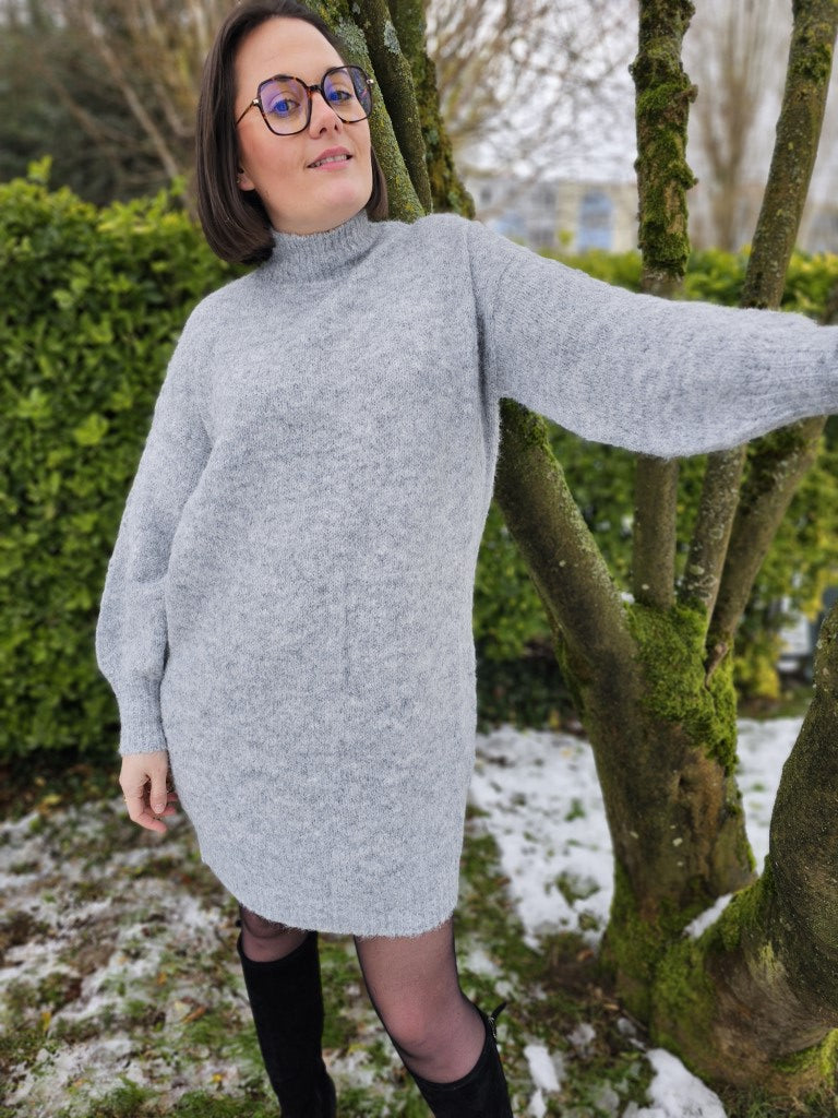 Robe pull Naïs — Robe Pull Femme photo portée