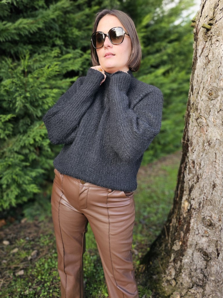Pull Victor — Pull Maille Femme photo lifestyle