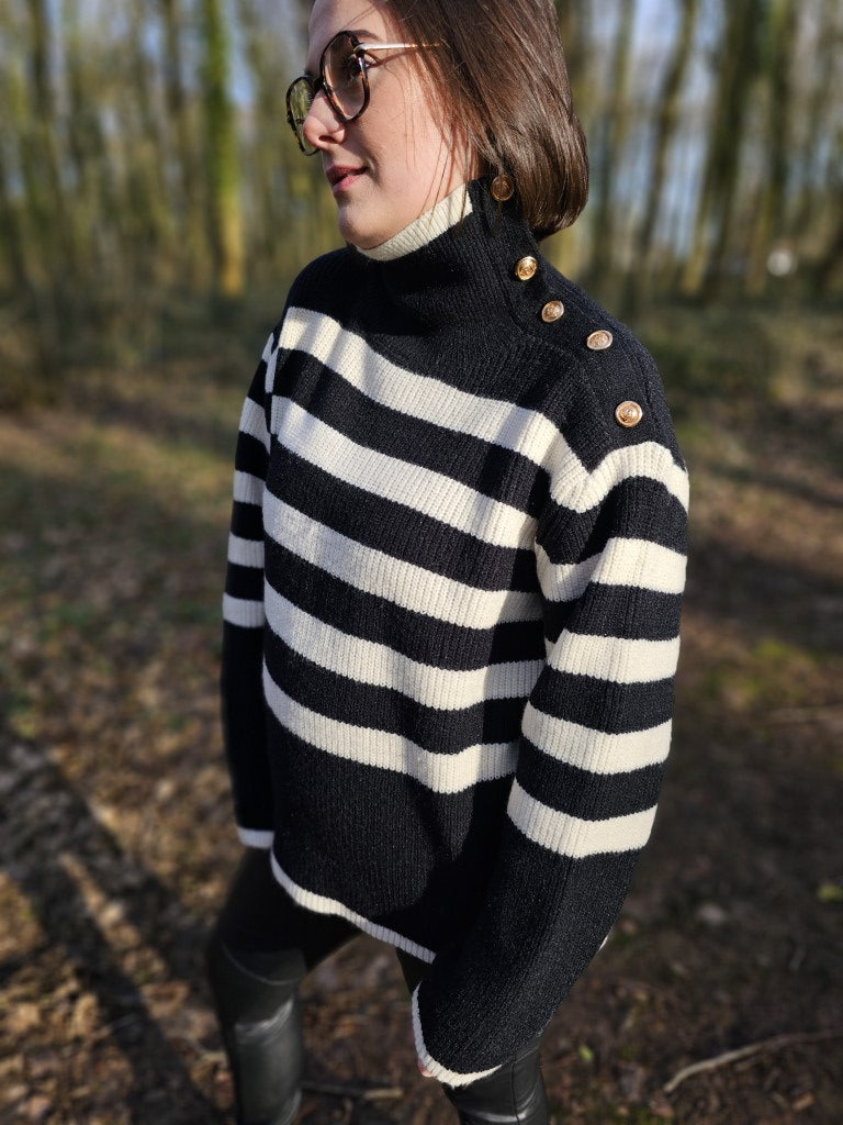 Pull Cara — Pull Chaud Femme Hiver vue détail