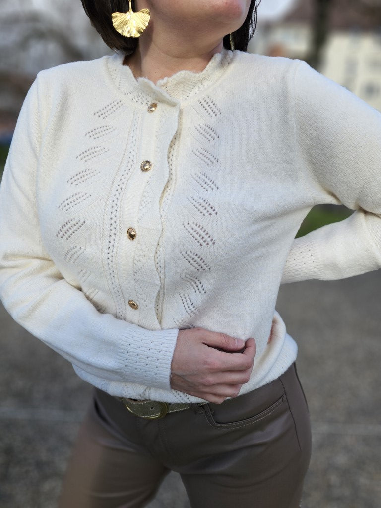 Gilet Néva — Gilet Coupe Longue Femme photo lifestyle