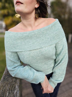 Pull Milo — Pull Doux Femme photo portée