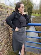 Pull Violette — Pull Violet Femme photo lifestyle