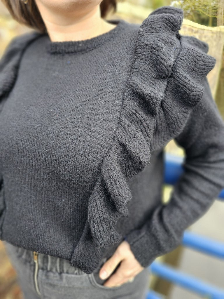 Pull Violette — Pull Violet Femme photo portée