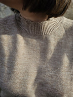 Pull taupe — Pull Taupe Femme vue détail