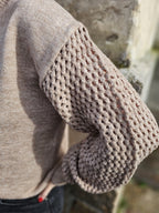 Pull taupe — Pull Taupe Femme autre vue