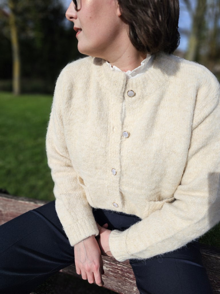 Gilet Ambre — Gilet Léger Femme Automne photo lifestyle