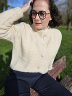 Gilet Ambre — Gilet Léger Femme Automne vue dos
