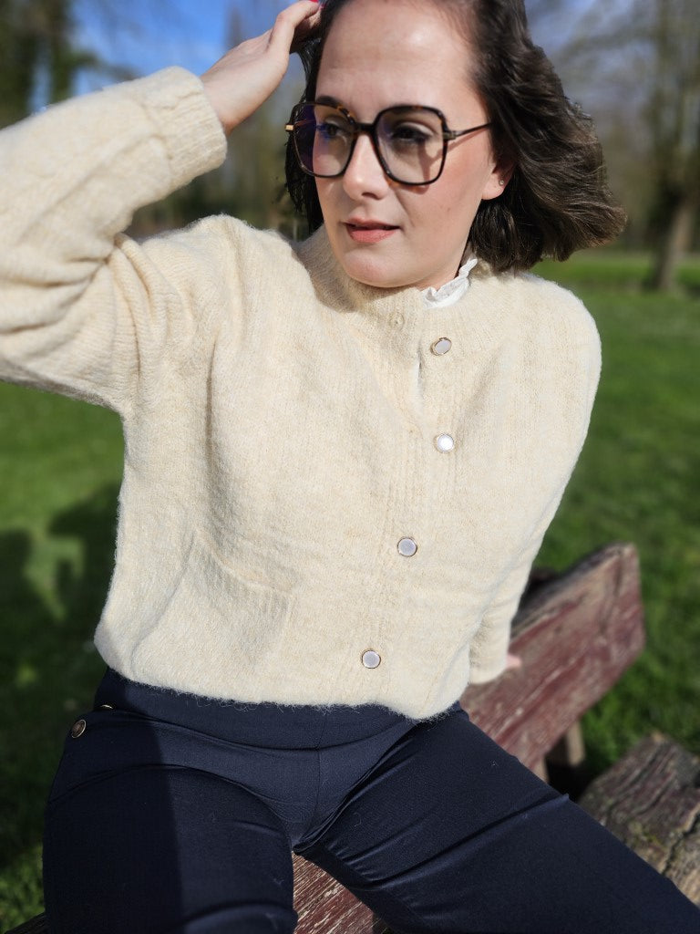 Gilet Ambre — Gilet Léger Femme Automne vue dos