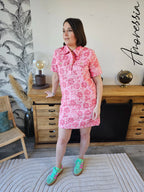 Robe Pink — Robe Rose Femme photo lifestyle