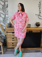 Robe Pink — Robe Rose Femme vue dos