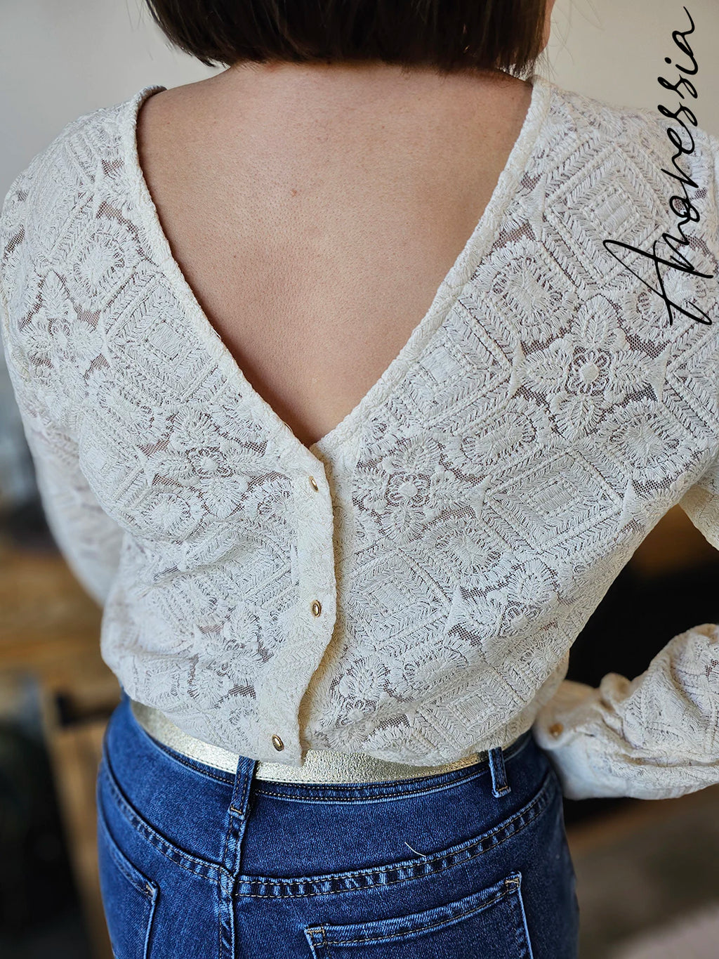 Blouse Liloo — Blouse Femme photo lifestyle