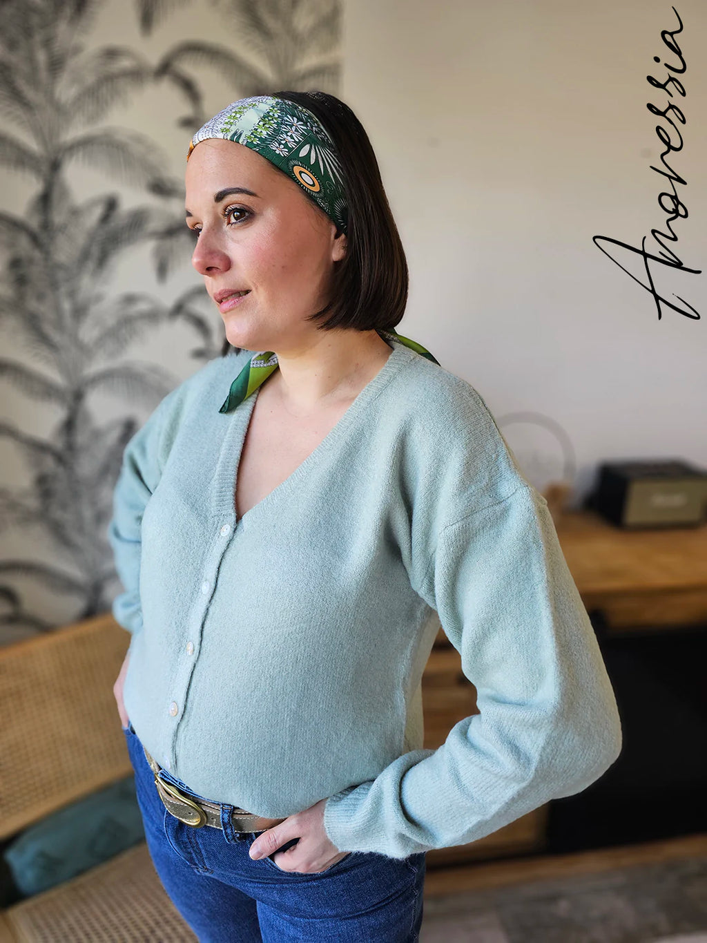 Gilet Diane — Gilet Chaud Femme Hiver vue détail