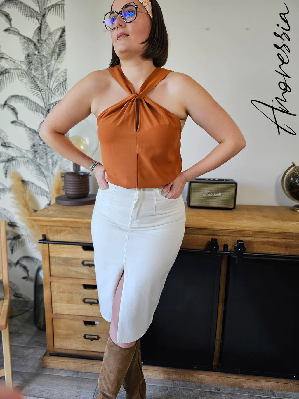 Débardeur Jena — Débardeur Côtelé Femme Été modèle 2 zoom