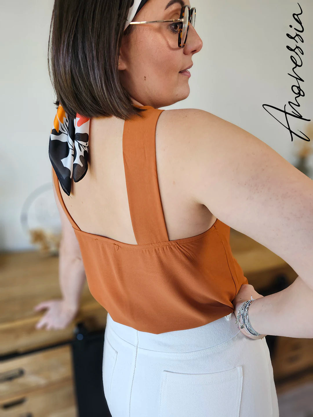 Débardeur Jena — Débardeur Côtelé Femme Été modèle 2 look