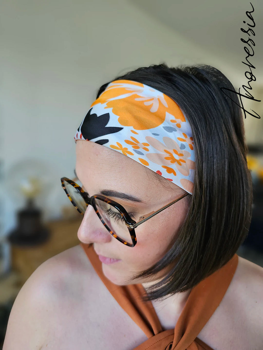 Foulard Apolline — Foulard Léger Imprimé Femme autre vue