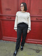 Pantalon Jim — Pantalon Large Femme photo lifestyle