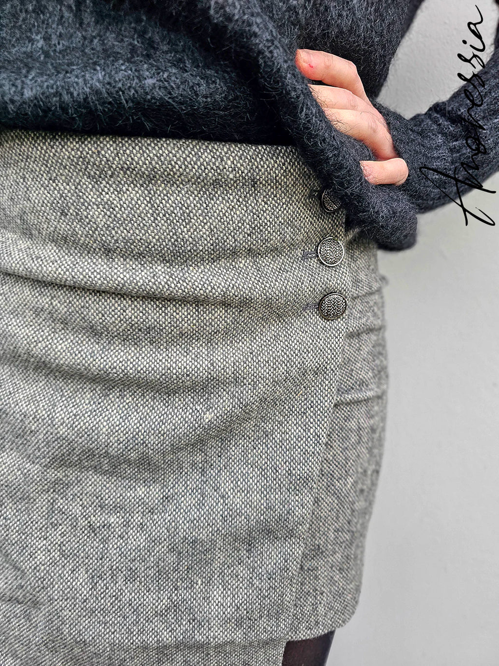 Jupe Adèle — Jupe Mi-Longue Femme vue détail