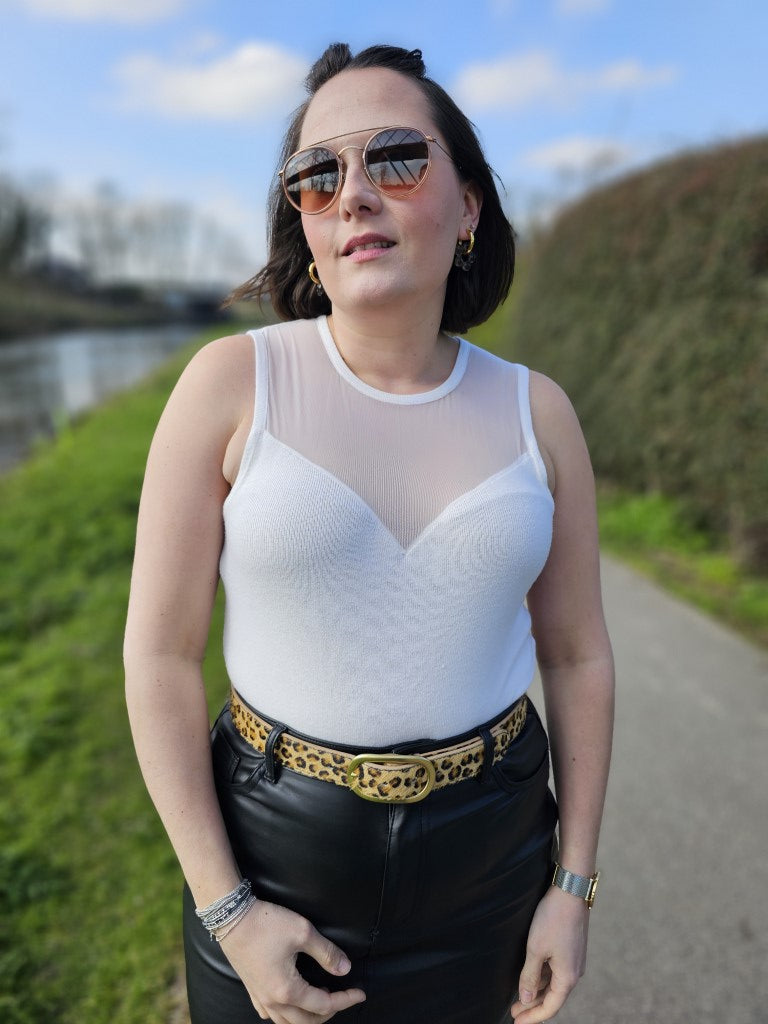 Body blanc — Body Blanc Femme photo lifestyle