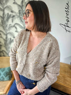 Gilet Suzanne — Gilet Long Ouvert Femme photo lifestyle