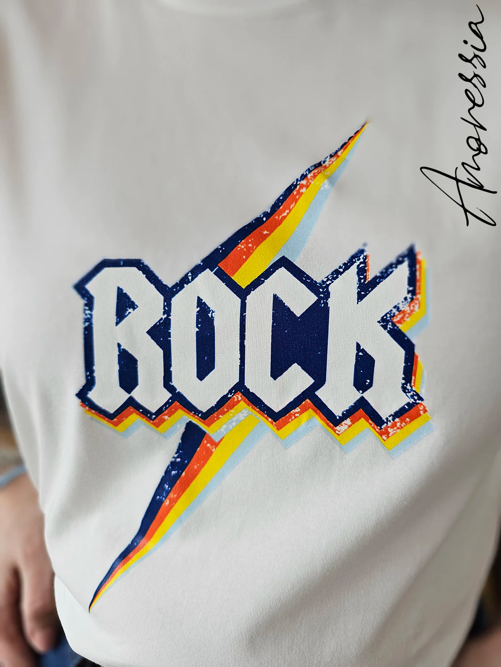 T-Shirt Rock — T-Shirt Graphique Femme
