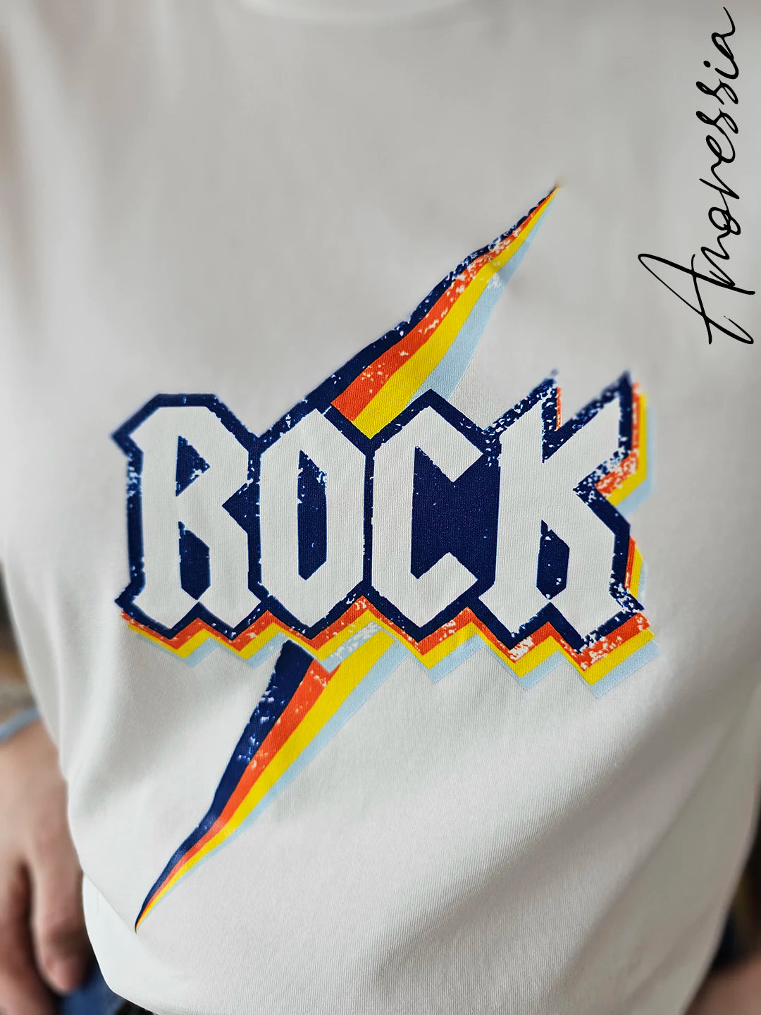 T-Shirt Rock — T-Shirt Graphique Femme