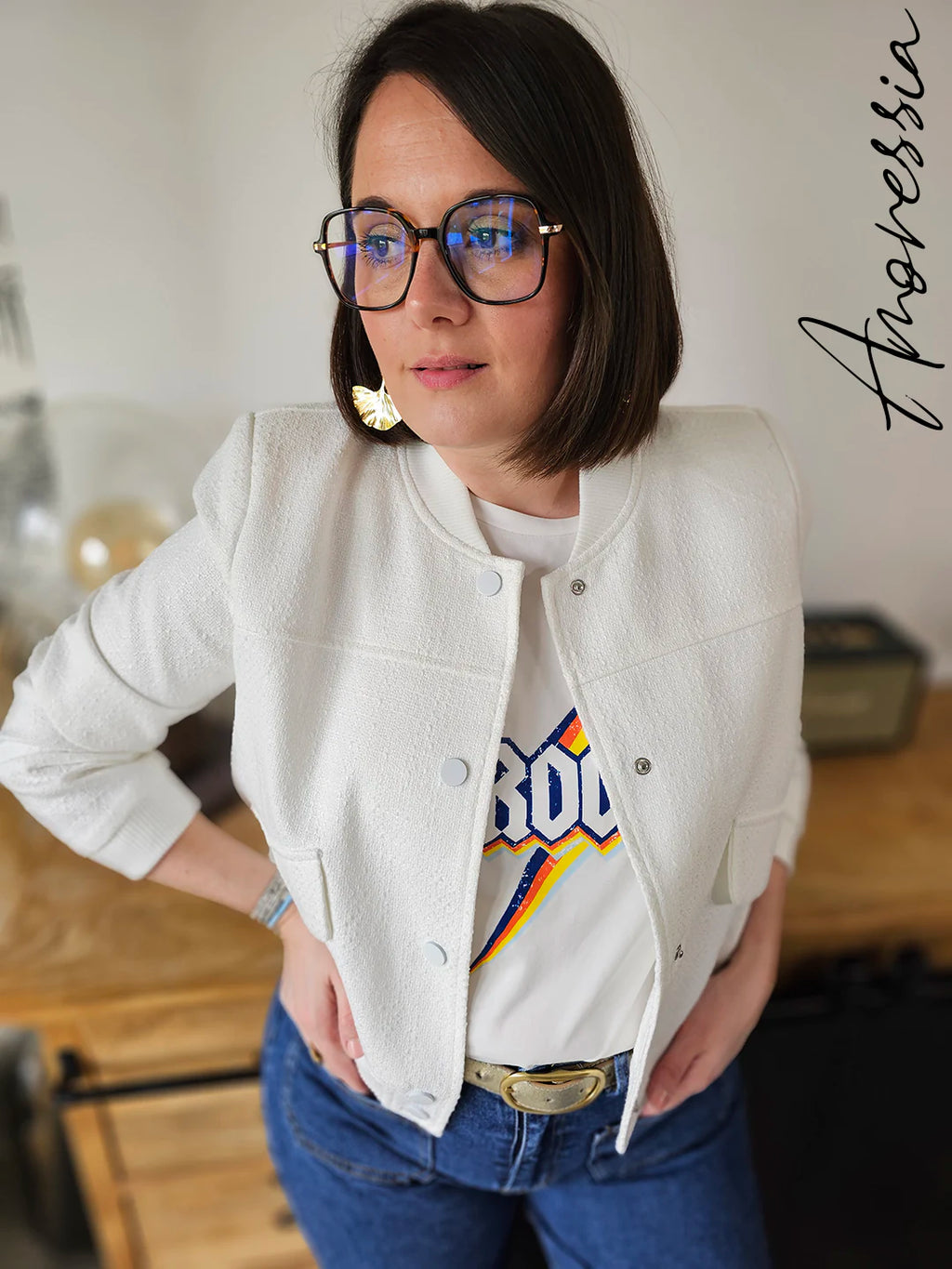 T-Shirt Rock — T-Shirt Graphique Femme