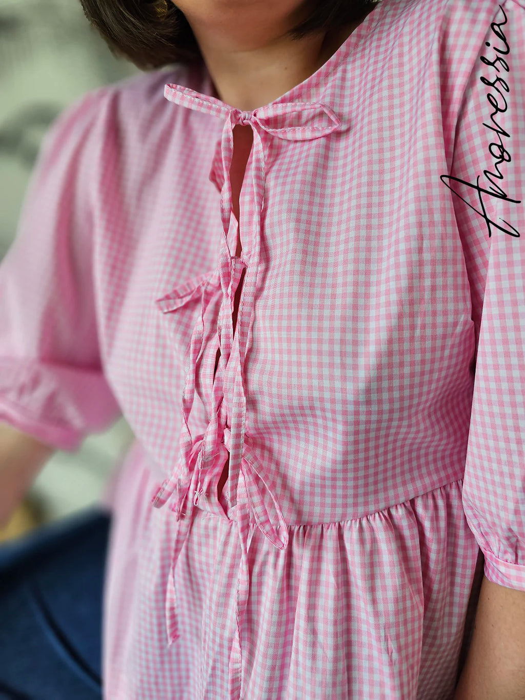 Blouse Percalle — Blouse Femme vue détail