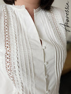 Chemise Bianco — Chemise Blanche Légère Femme photo lifestyle