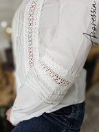 Chemise Bianco — Chemise Blanche Légère Femme vue dos