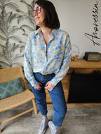 Chemise Fiore — Chemise Fleurie Légère Femme photo lifestyle
