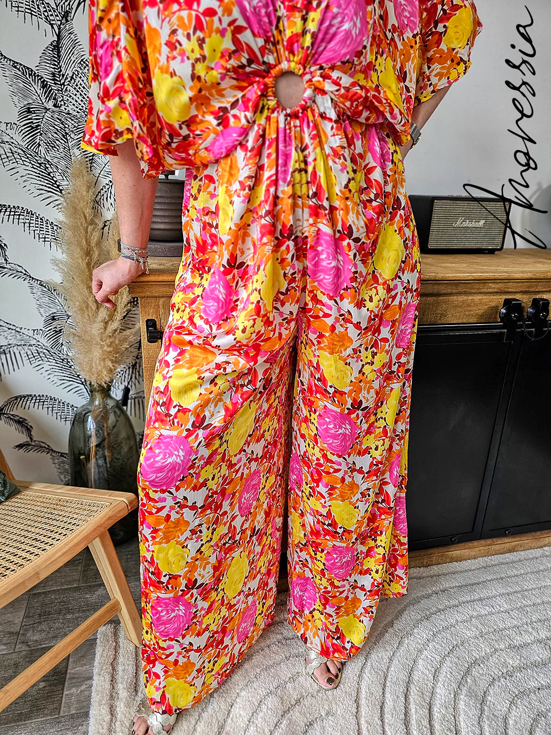 Combinaison April — Combinaison Pantalon Floral Femme autre vue