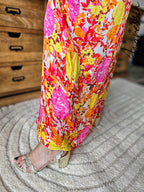 Combinaison April — Combinaison Pantalon Floral Femme zoom motif